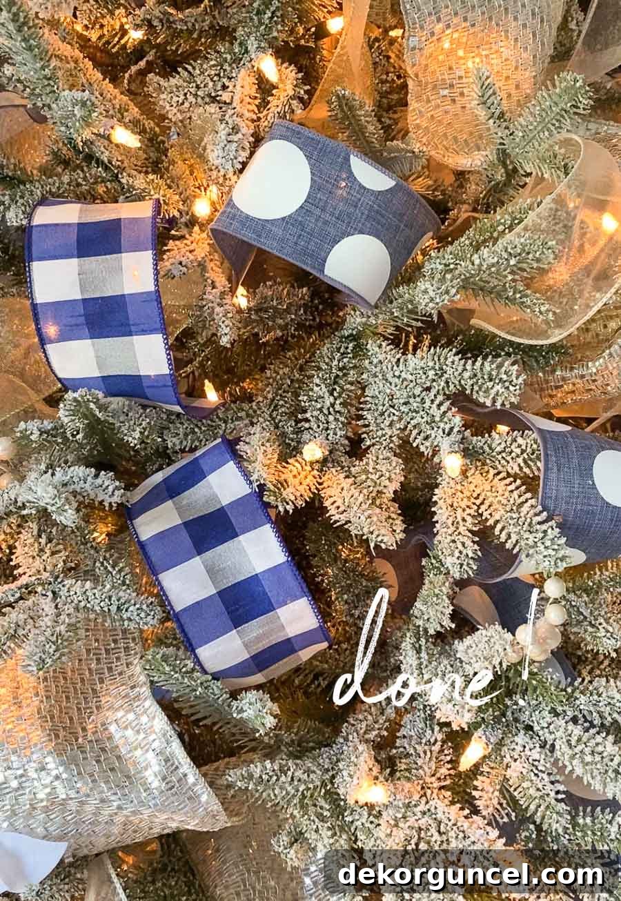The Ultimate Christmas Tree Decorating Guide 19 How to put ribbon on Christmas trees - this tutorial helps so much!