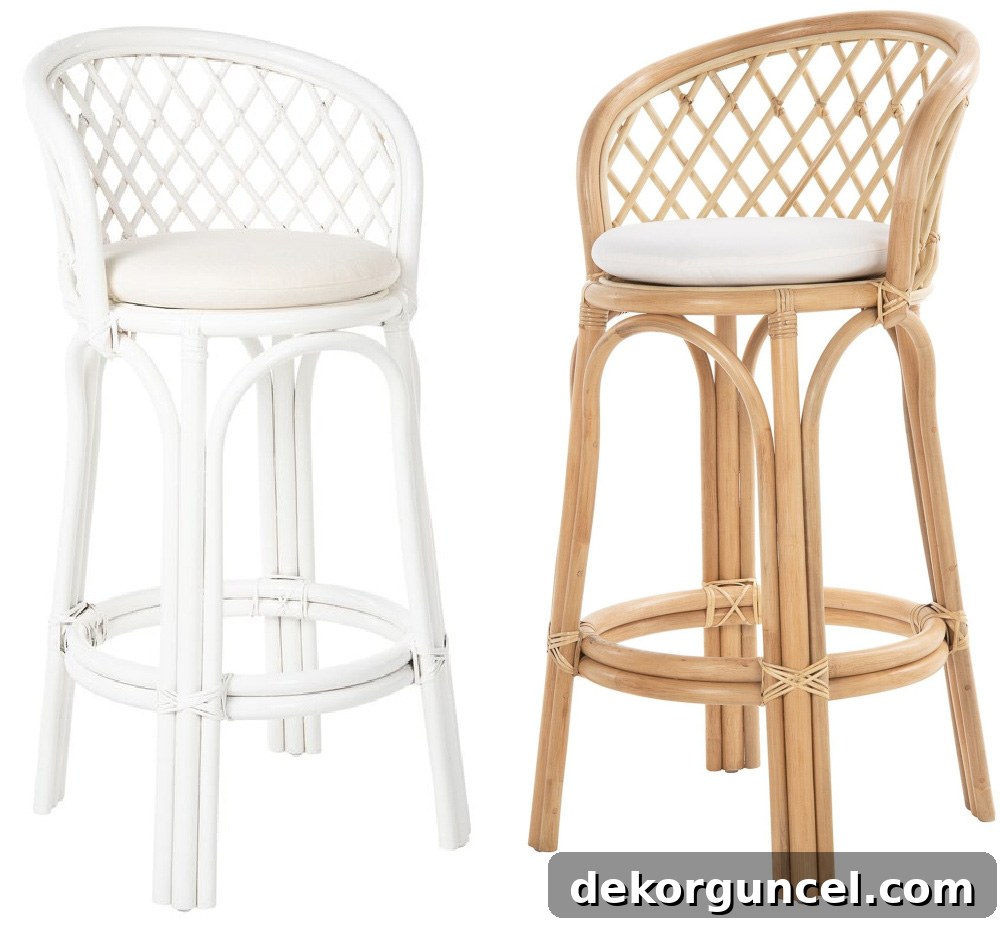 Choosing Kitchen Counter Stools Essential Tips And Favorite Selections 12 These counter stools have the prettiest chair back design!