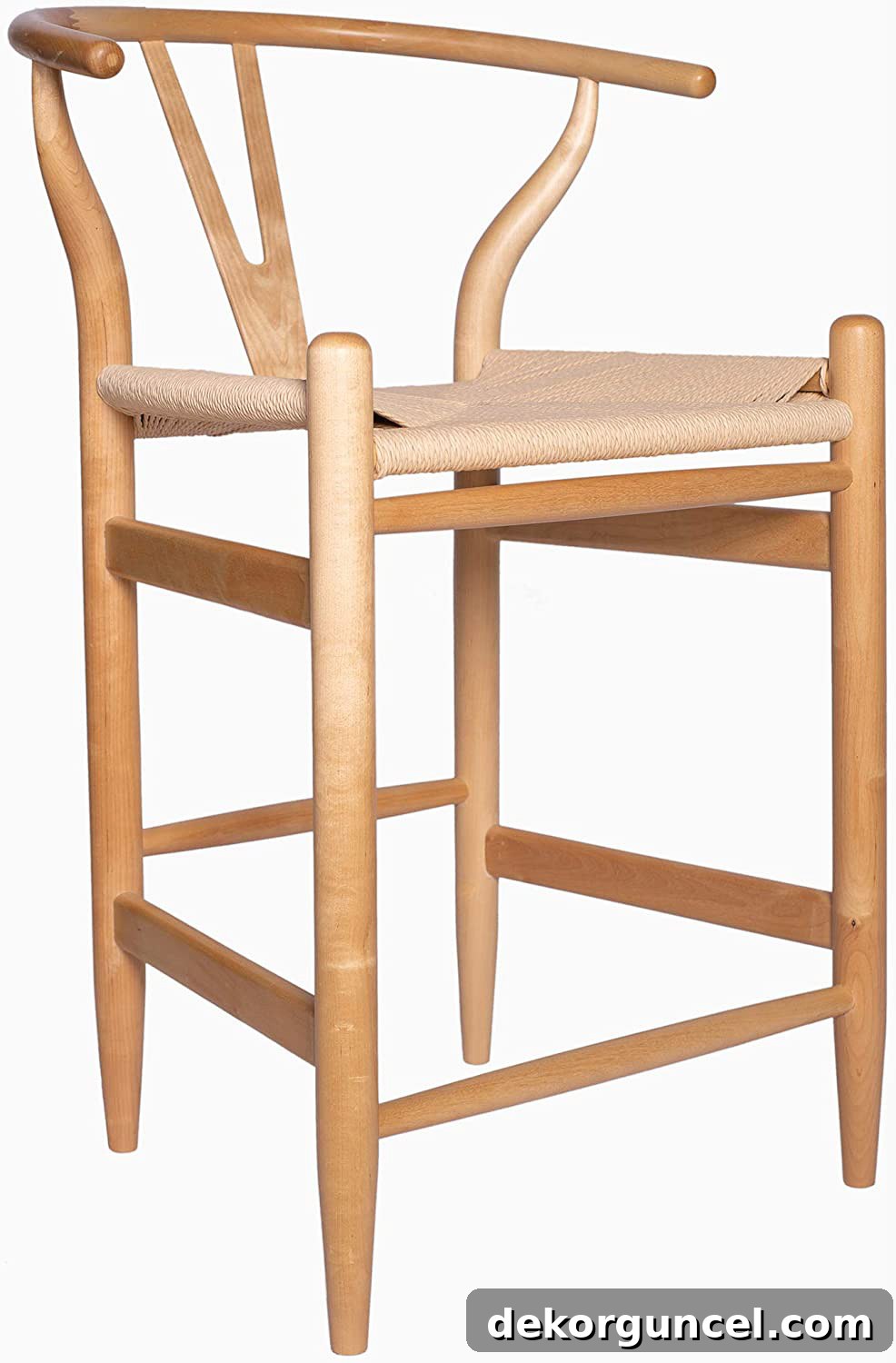 Choosing Kitchen Counter Stools Essential Tips And Favorite Selections 10 This natural wishbone counter stool would work well with almost any style of kitchen!