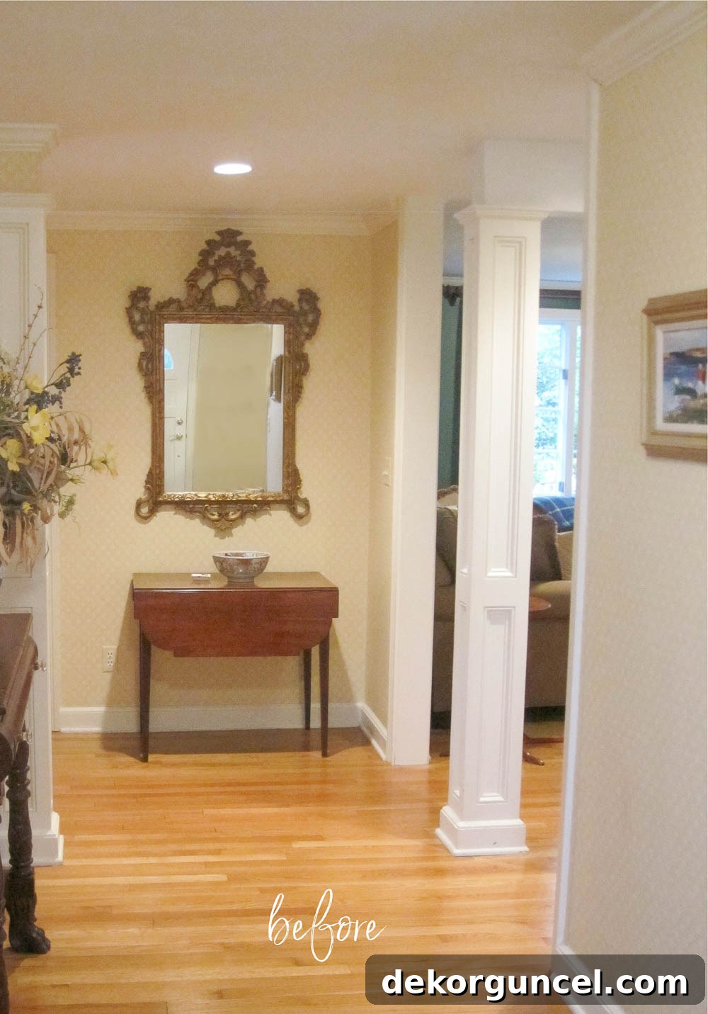 Entryway Transformation Before and After Decor Ideas 17 Our entryway before my makeover
