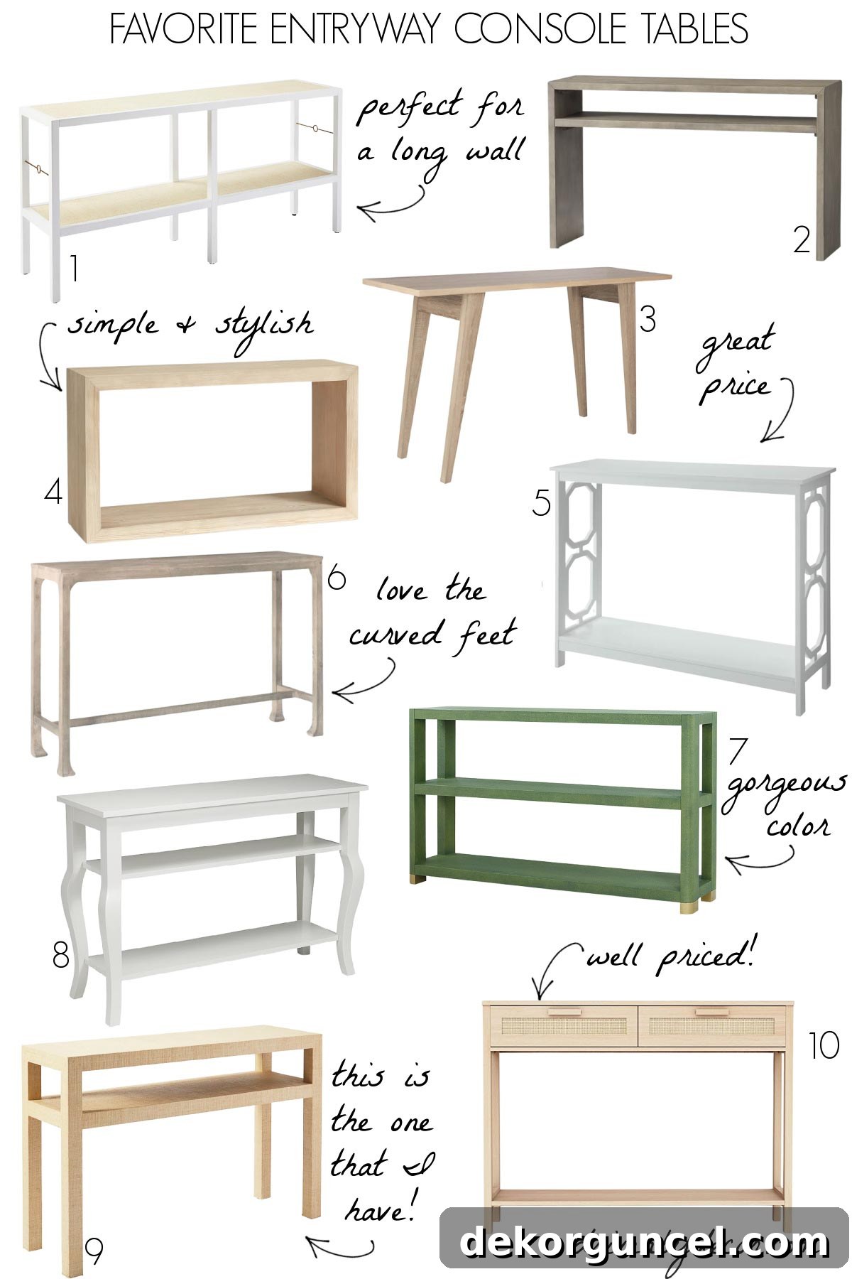 Entryway Transformation Before and After Decor Ideas 7 Entryway console tables