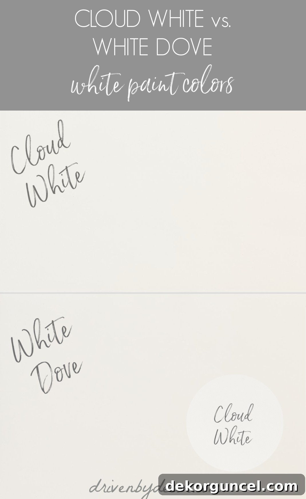 The Ultimate Benjamin Moore Cloud White Review 13 Benjamin Moore Cloud White vs. White Dove paint colors