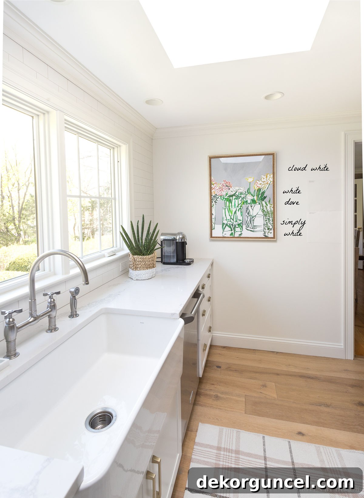 The Ultimate Benjamin Moore Cloud White Review 6 Benjamin Moore Cloud White vs. other white paint colors in our kitchen
