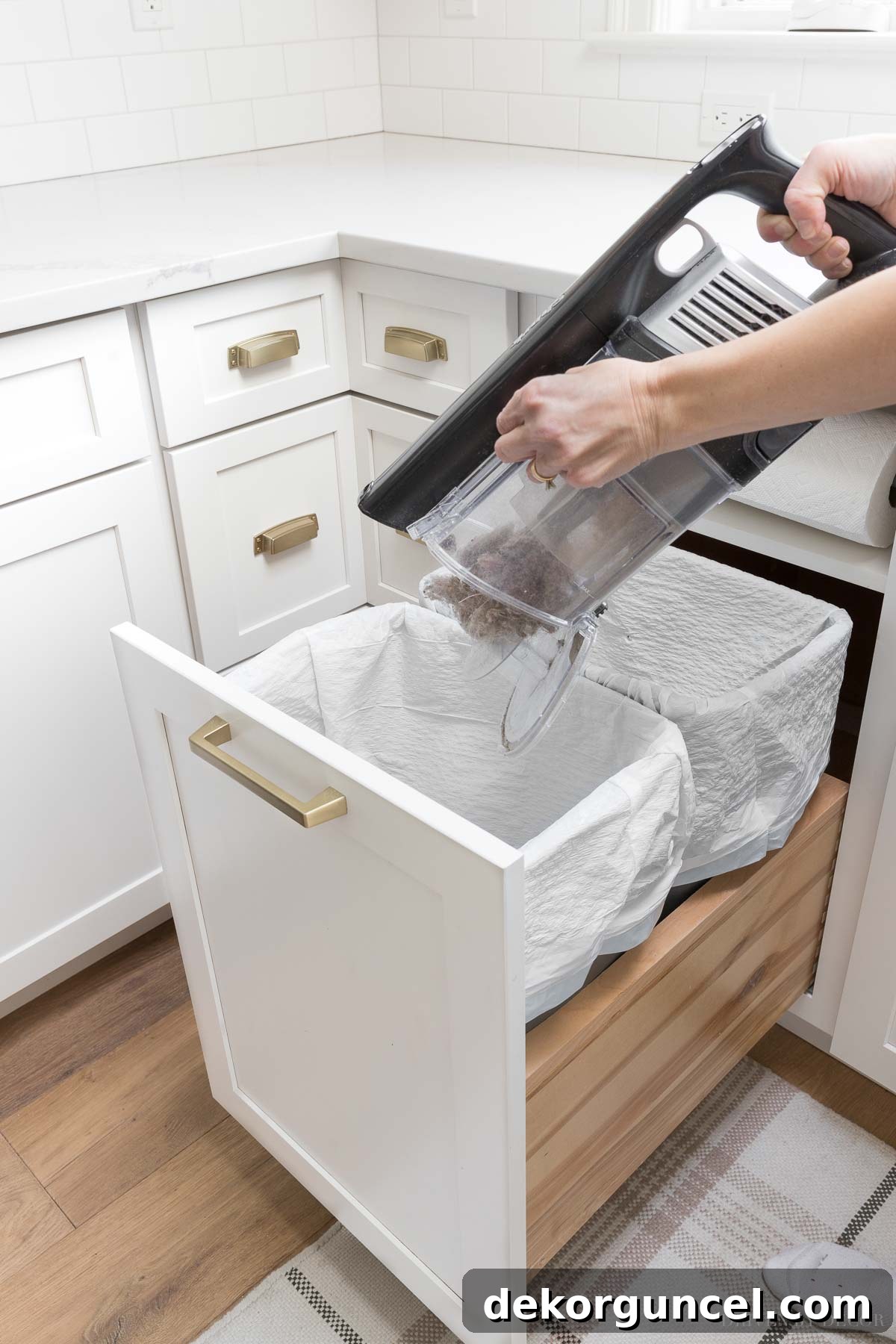 Shark vs. Dyson Cordless Showdown 13 A comparison of dustbin size and emptying mechanisms between Shark and Dyson cordless vacuums, highlighting differences in capacity and ease of disposal.