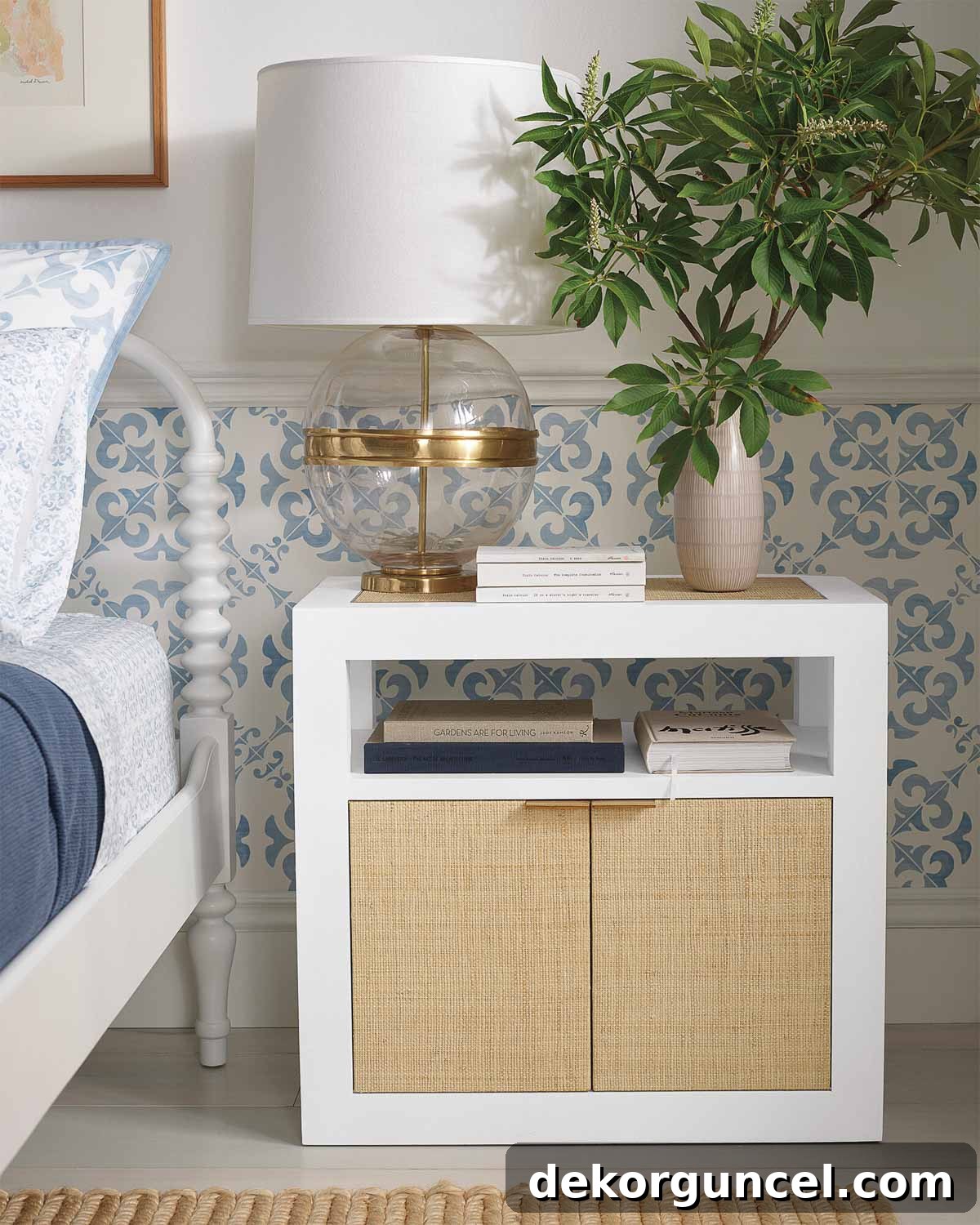 10 Creative Wallpaper Ideas for a Stunning Home Makeover 8 Love the idea of putting wallpaper below the chair rail and painting above it for a fresh and unexpected look.