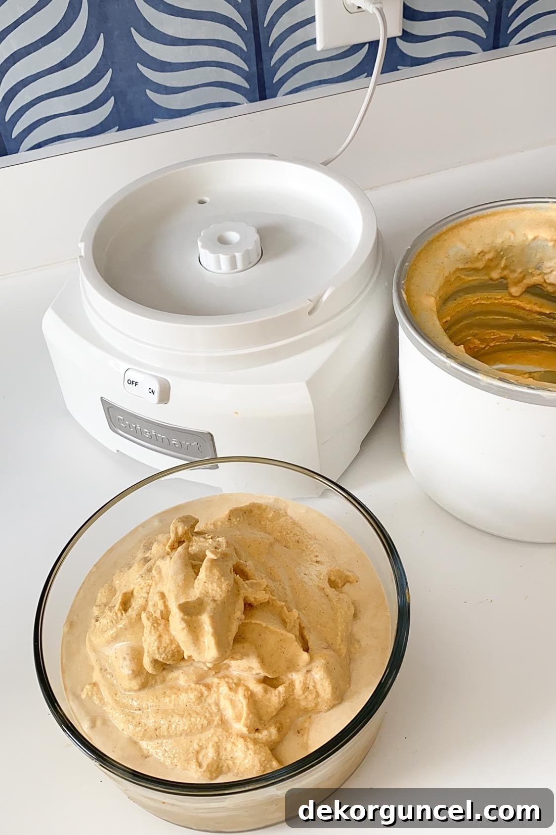 5 Small Kitchen Game Changers And Where to Find Bargains 13 Delicious, creamy ice cream made effortlessly with my Cuisinart ice cream maker.