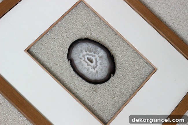 Geode Art for Walls 4 Create your own art with agate slices