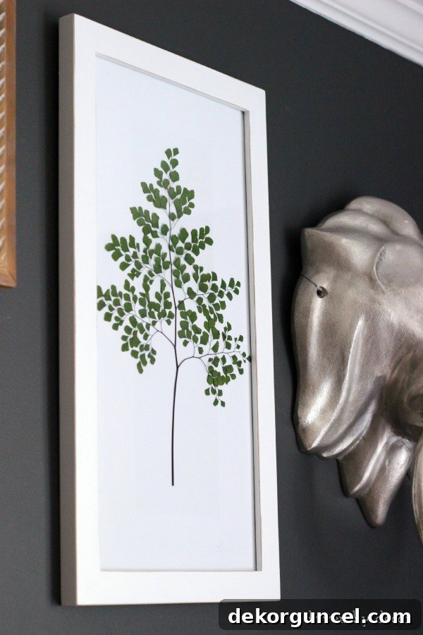 Geode Art for Walls 9 DIY Art with Pressed Greenery