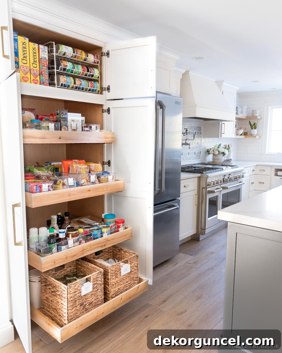 The 8 Hottest Home Decor Trends Defining 2022 11 Exceptional pantry organization tips featuring beautiful kitchen pantry pull-out cabinets!