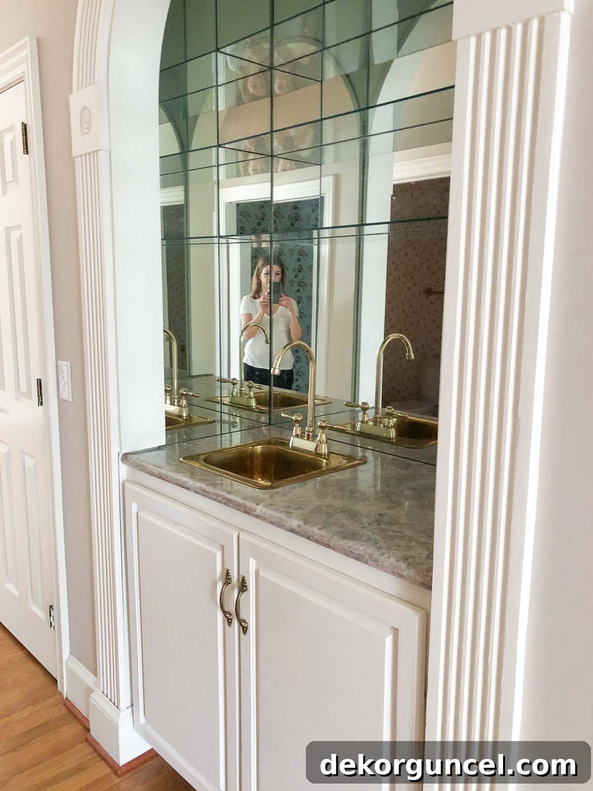 The 8 Hottest Home Decor Trends Defining 2022 16 The "before" of our home bar area, showcasing its dated style