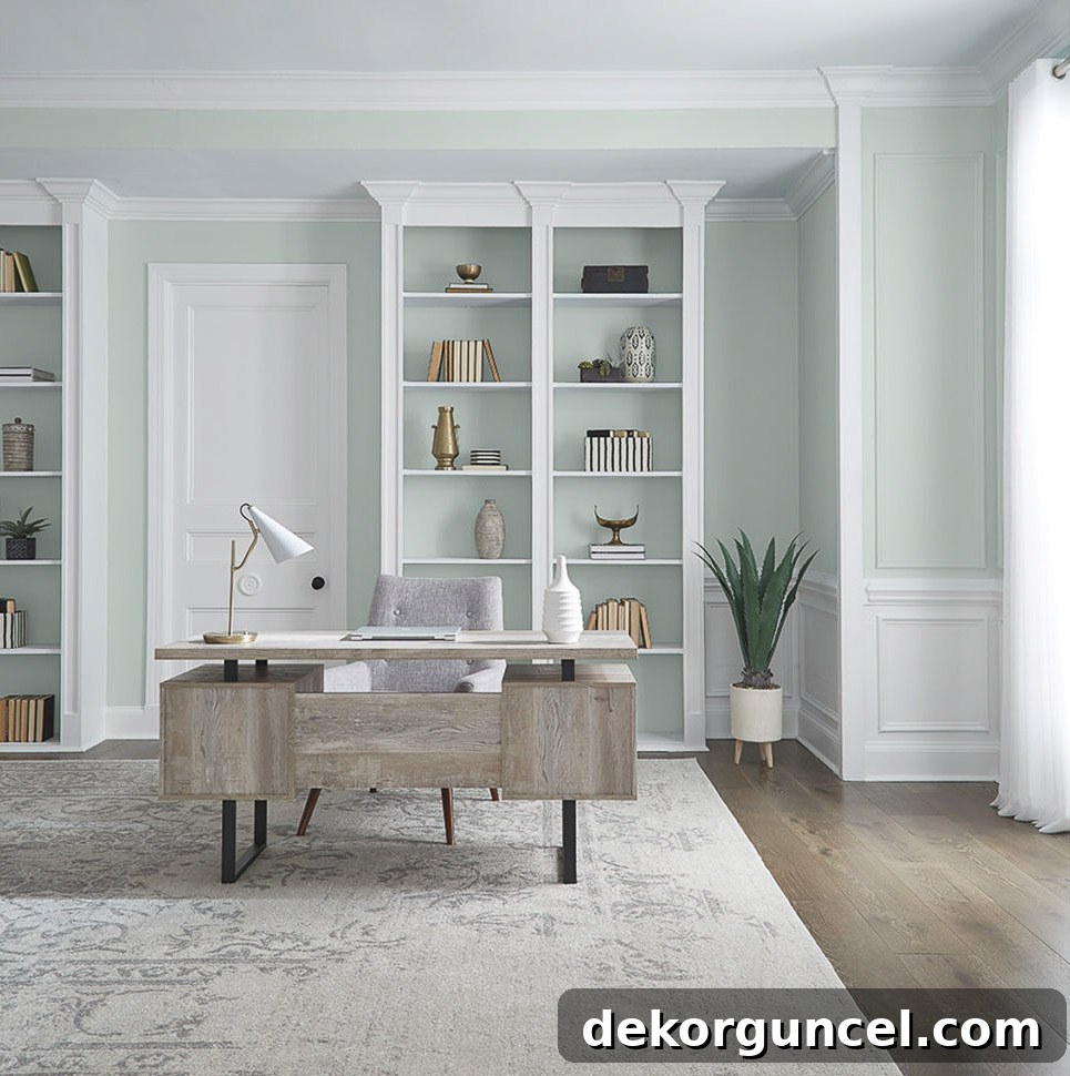 Behr Breezeway - their 2022 color of the year, inspired by sea glass