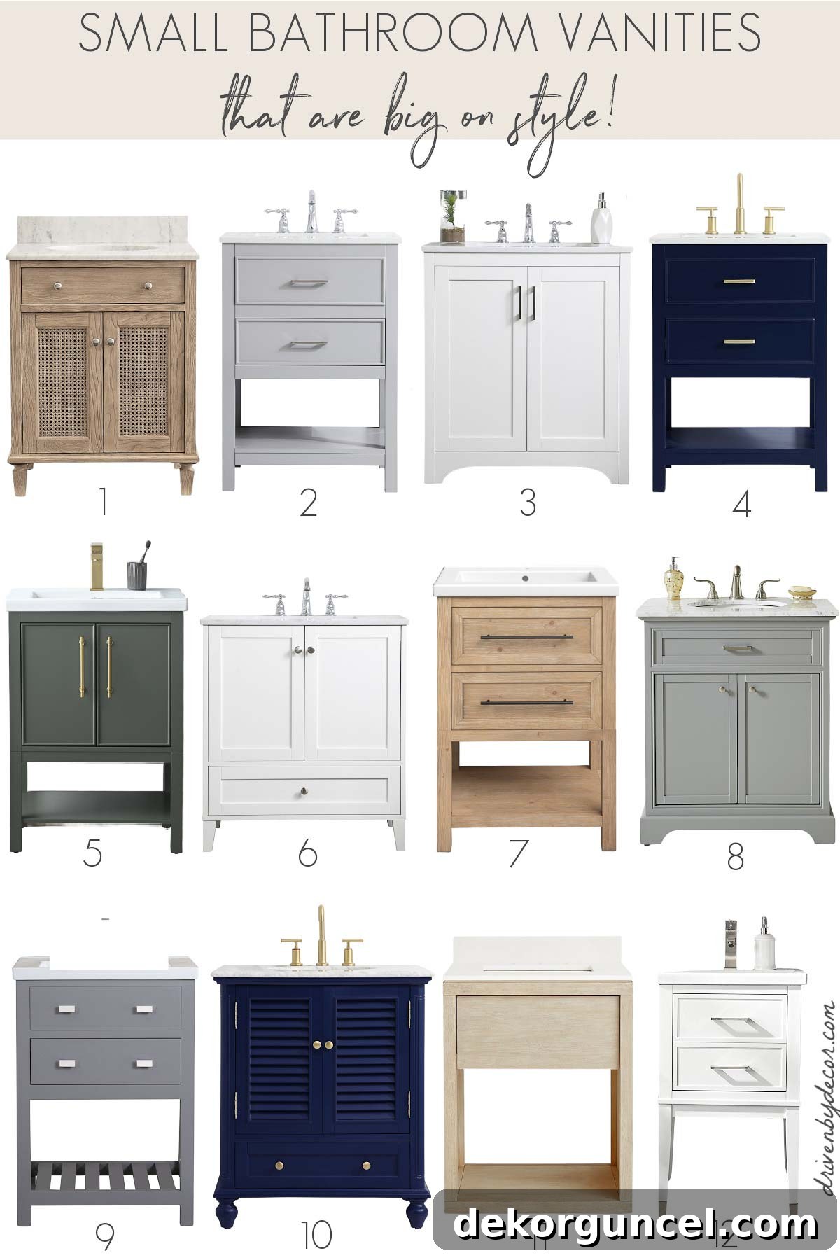 Smart Storage Hacks for Tiny Bathrooms 26 Small bathroom vanities