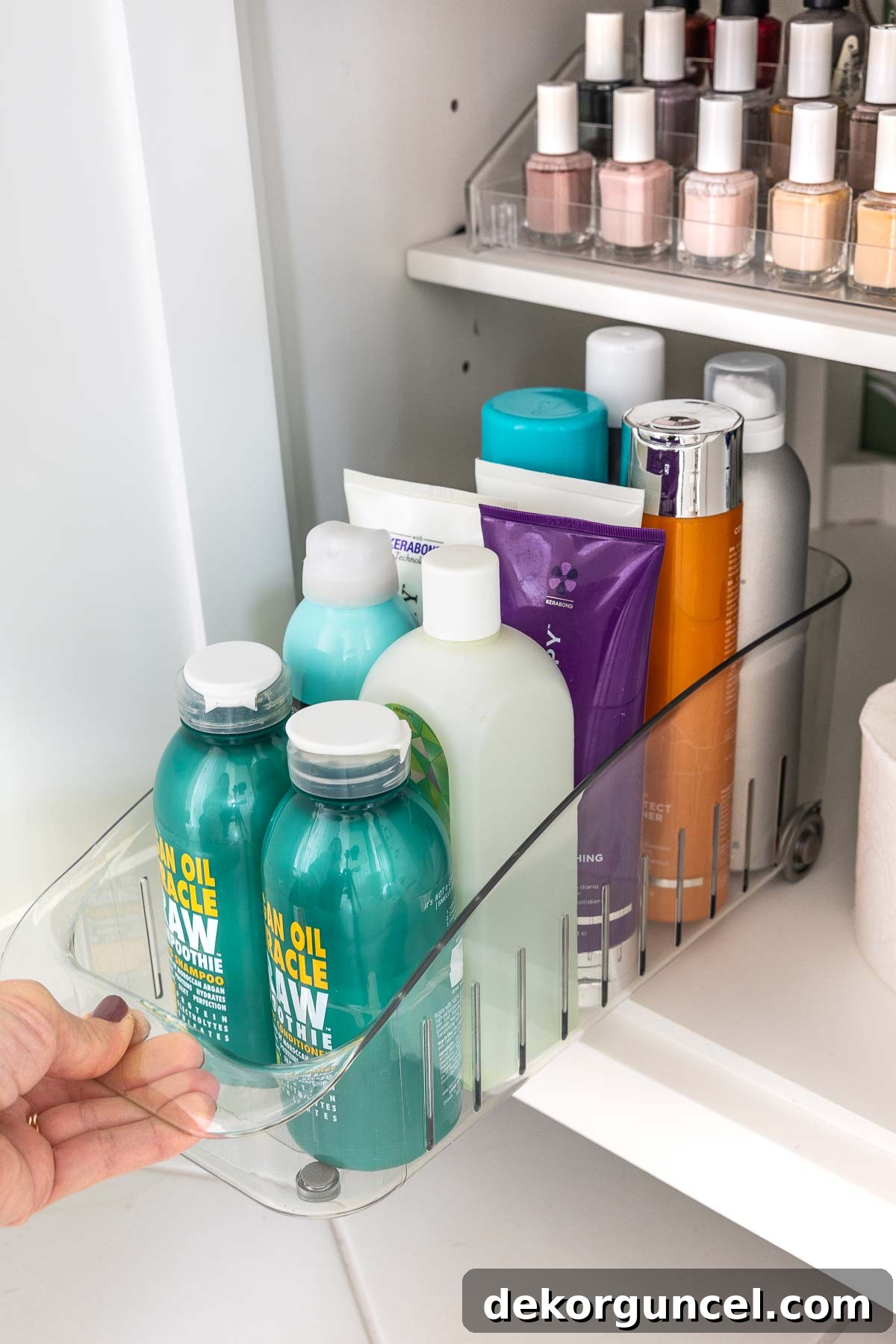 Smart Storage Hacks for Tiny Bathrooms 8 Rolling storage caddy