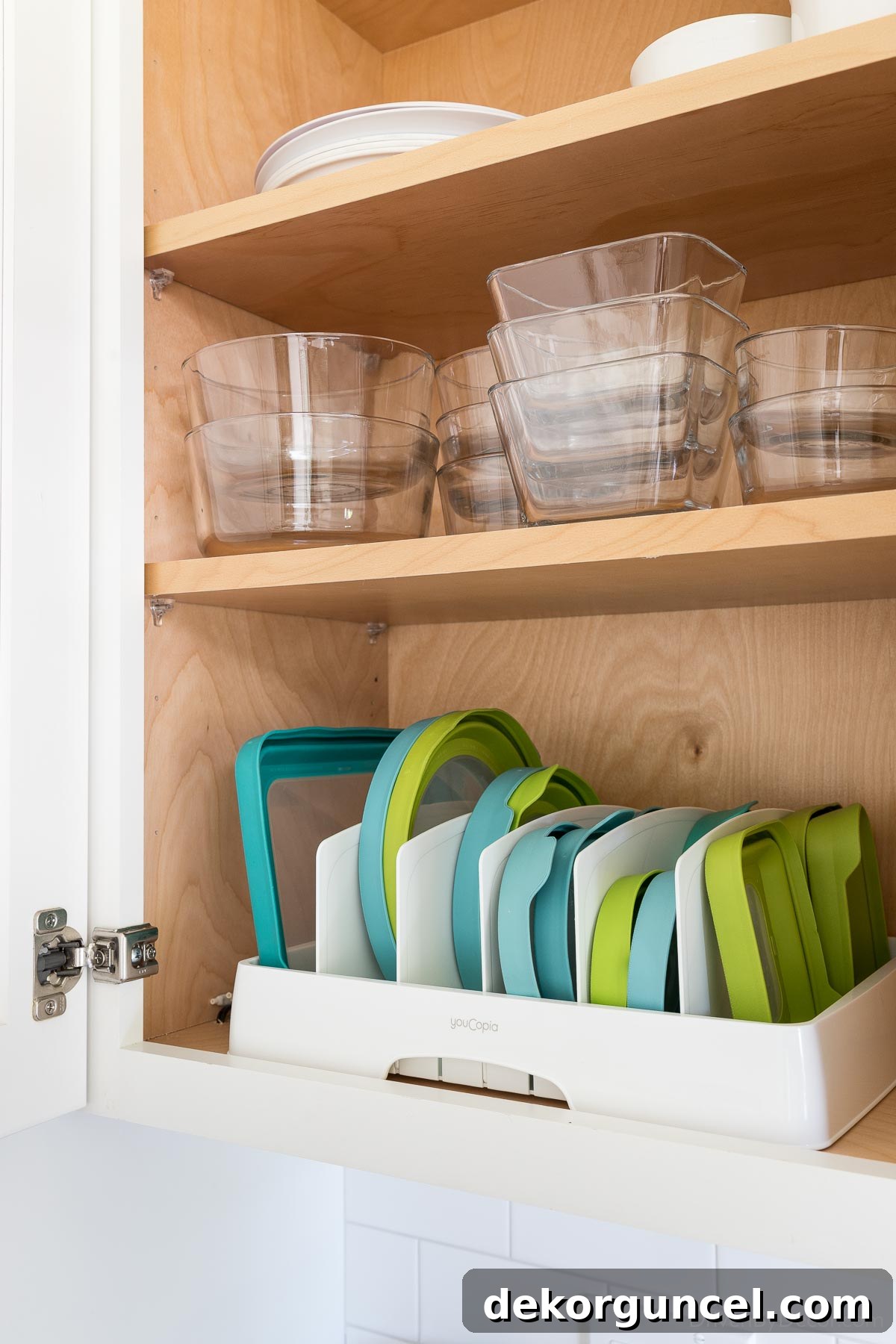 Brilliant Kitchen Cabinet Organization Hacks 10 Food storage container lid organizer for kitchen cabinet organization