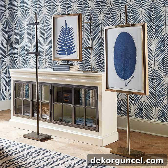Maximize Your Living Room Corners 10 Brilliant Ideas 13 Large gallery easel for holding art that's perfect for living room corner decor