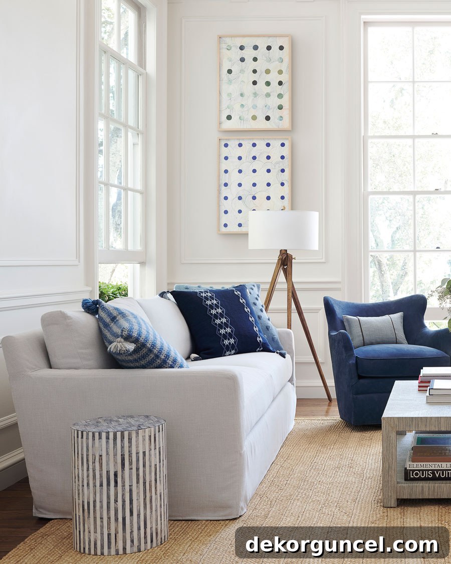 Maximize Your Living Room Corners 10 Brilliant Ideas 18 This pretty tripod lamp is perfect for living room corner decor!
