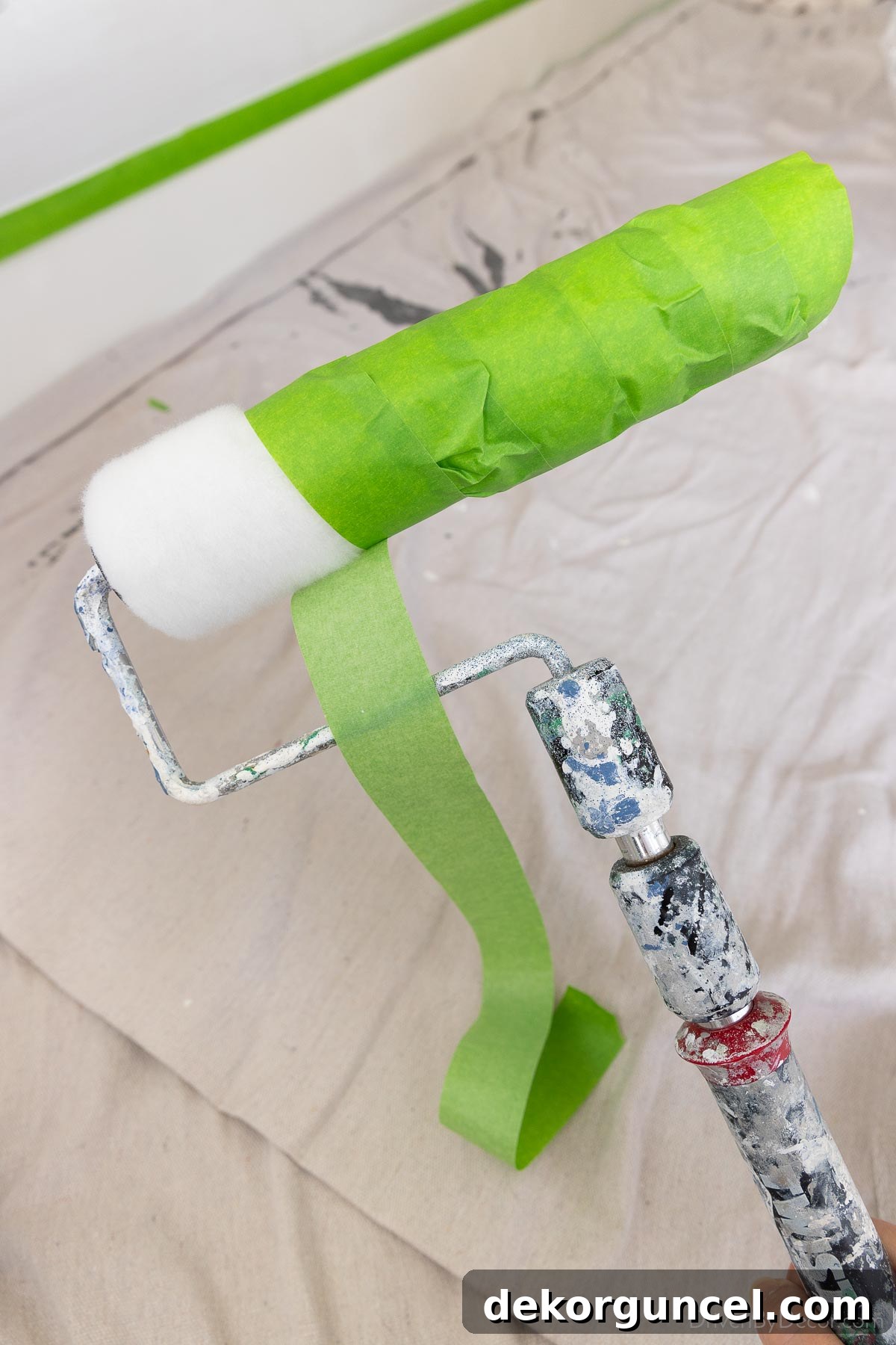 Master Room Painting: 10 Easy Steps for a Perfect Finish 21 A simple way to prep your roller for painting