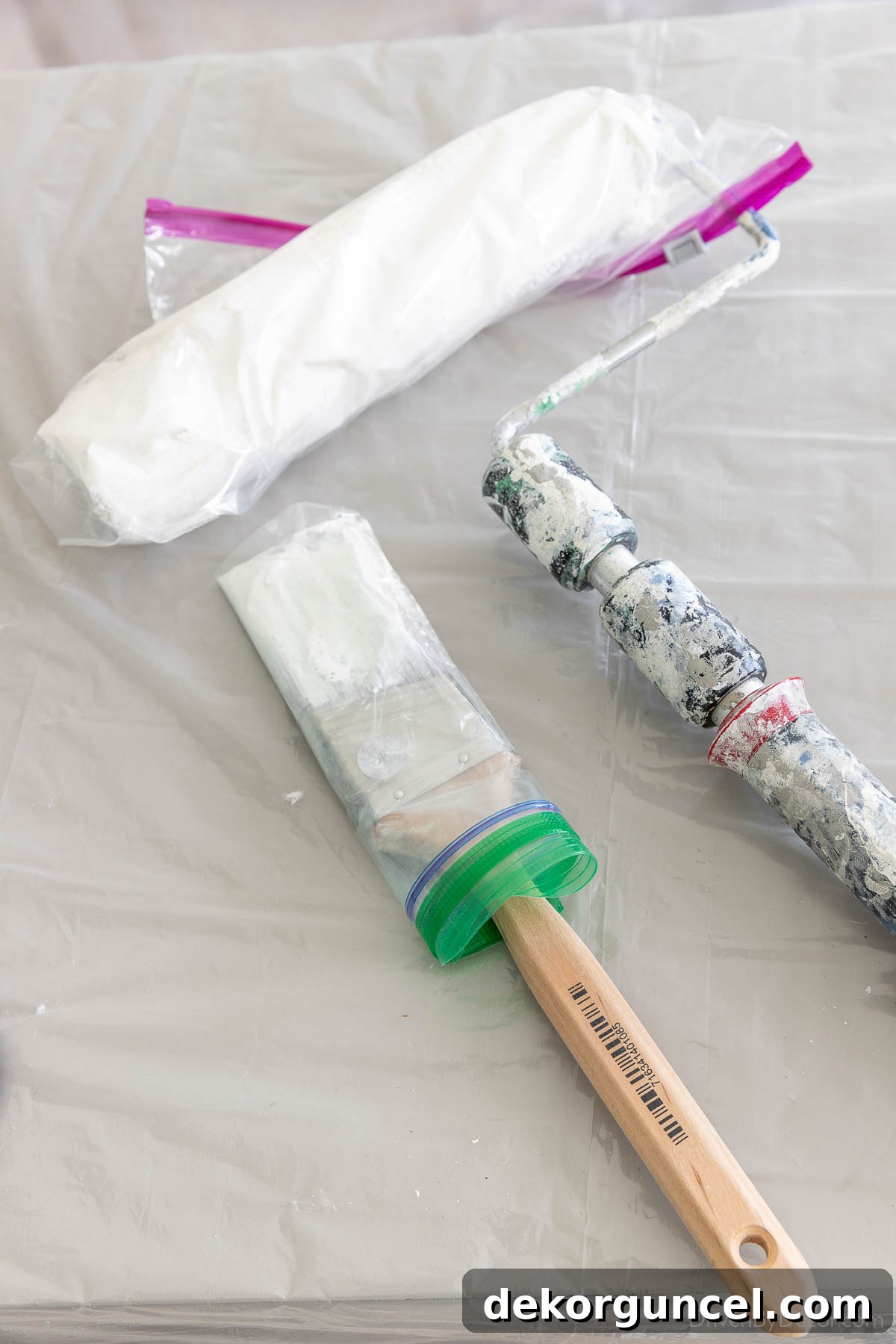 Master Room Painting: 10 Easy Steps for a Perfect Finish 24 Wrap paintbrush and roller in plastic before storing in refrigerator