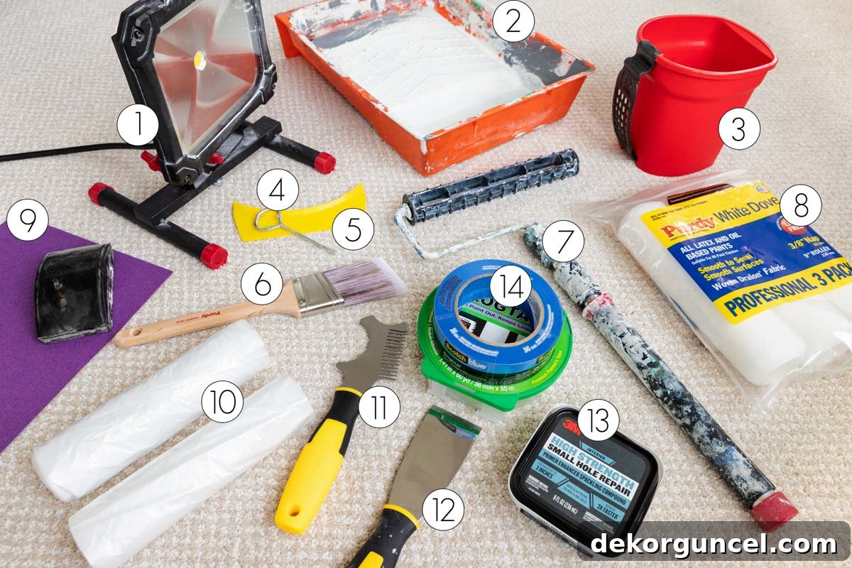 Master Room Painting: 10 Easy Steps for a Perfect Finish 6 Supplies you need to paint a room