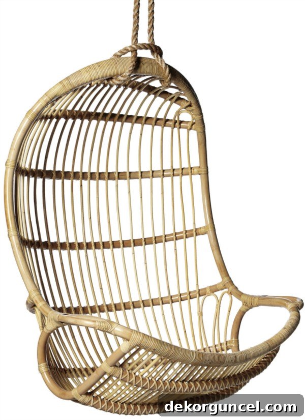LOVE this hanging rattan chair - lots of great options in this post!