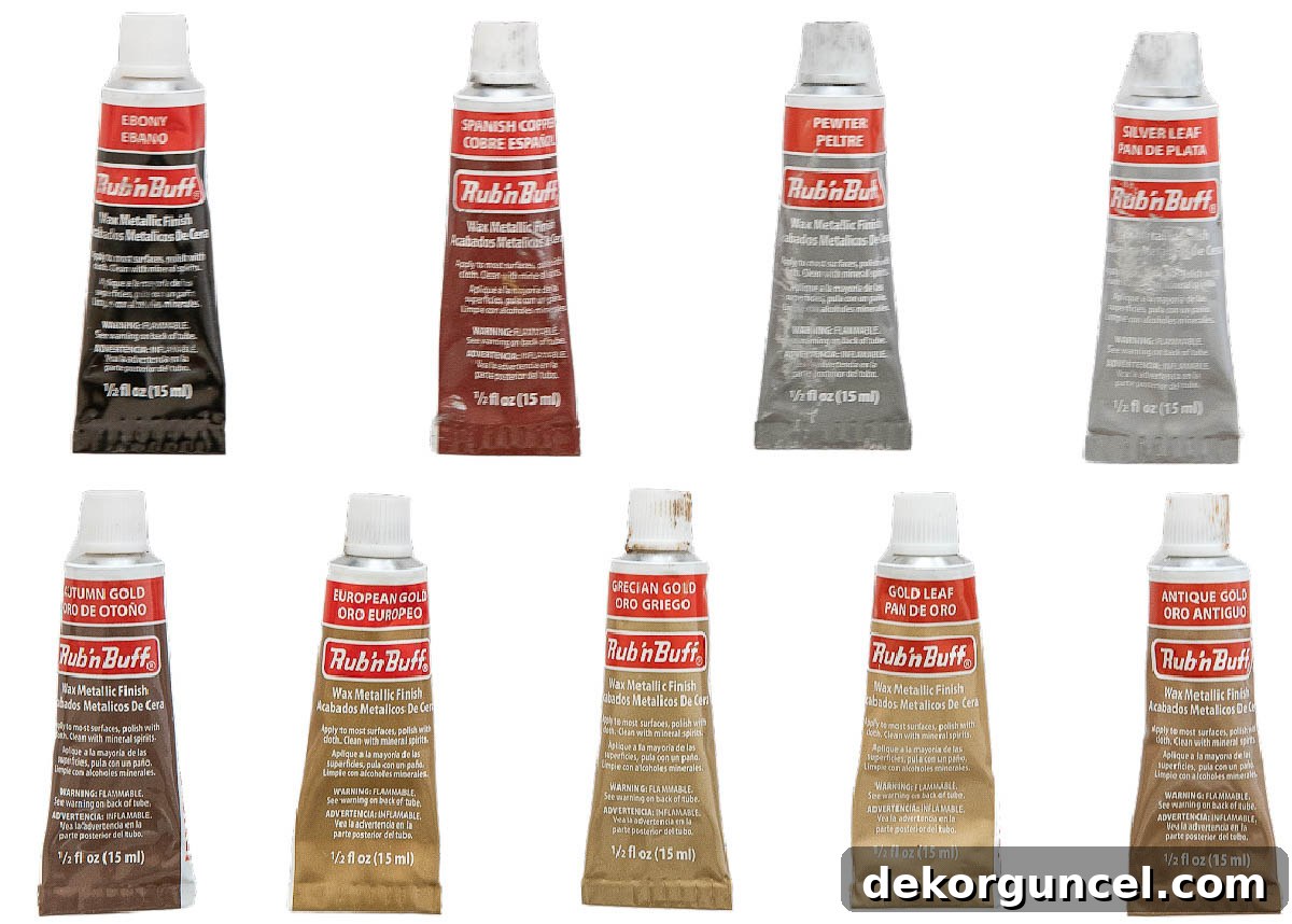 Rub 'n Buff color options