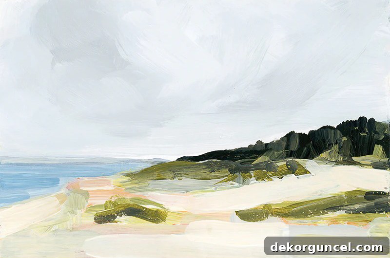 Gorgeous landscape art print for over our console table