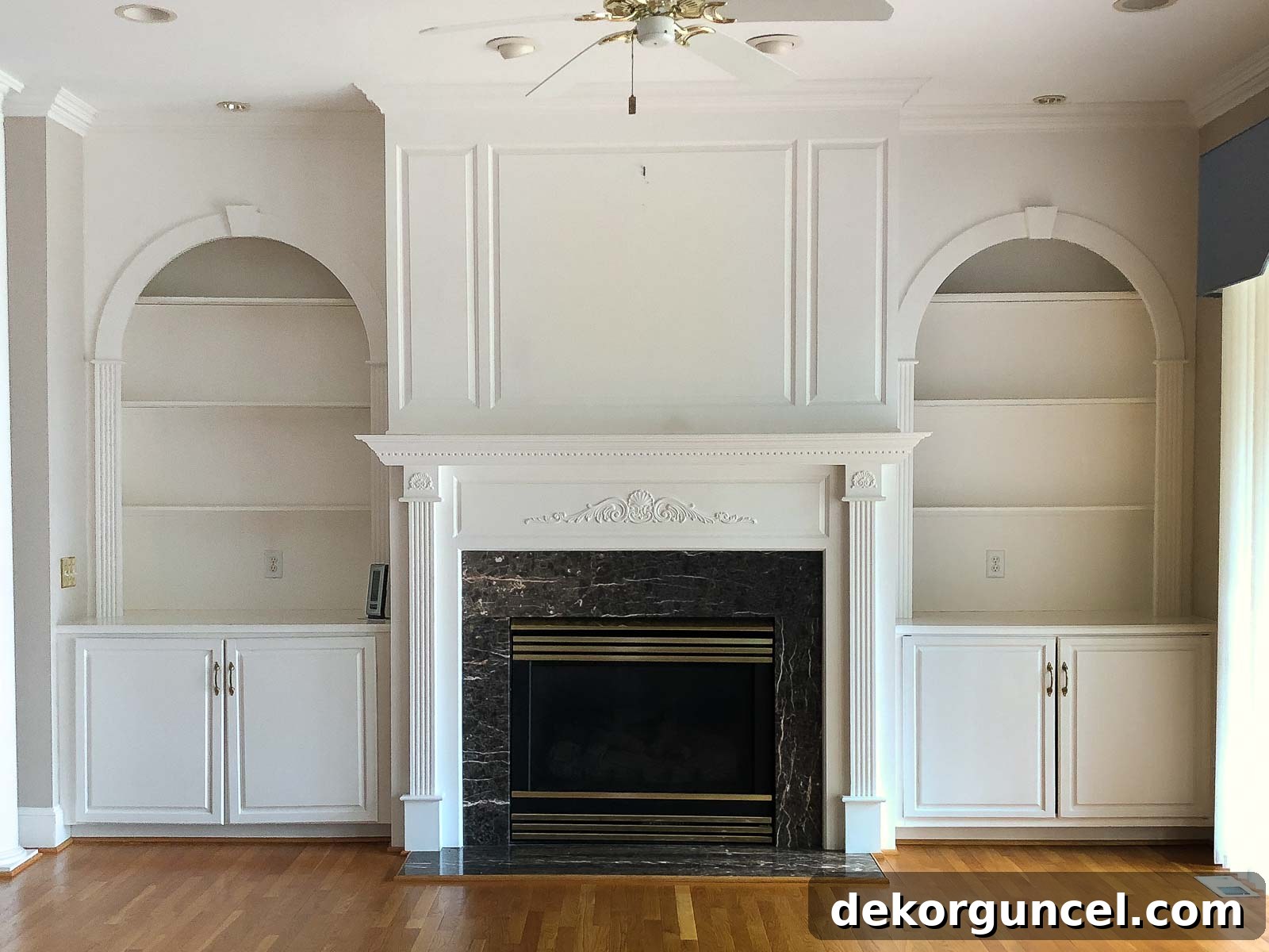 Fireplace TV Mounting Your Guide to Success 14 Our fireplace before remodeling