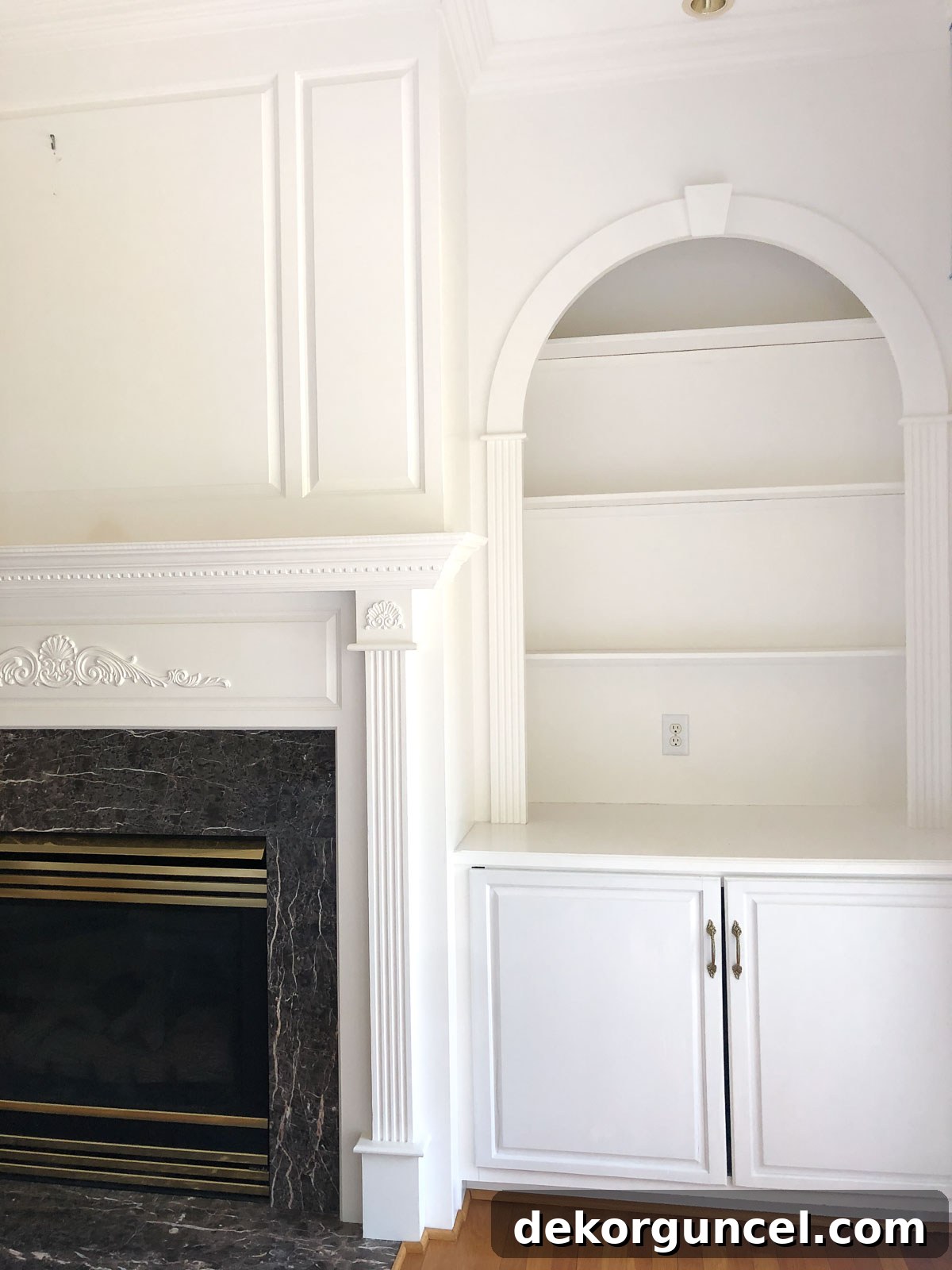 Fireplace TV Mounting Your Guide to Success 16 Our fireplace design before remodeling