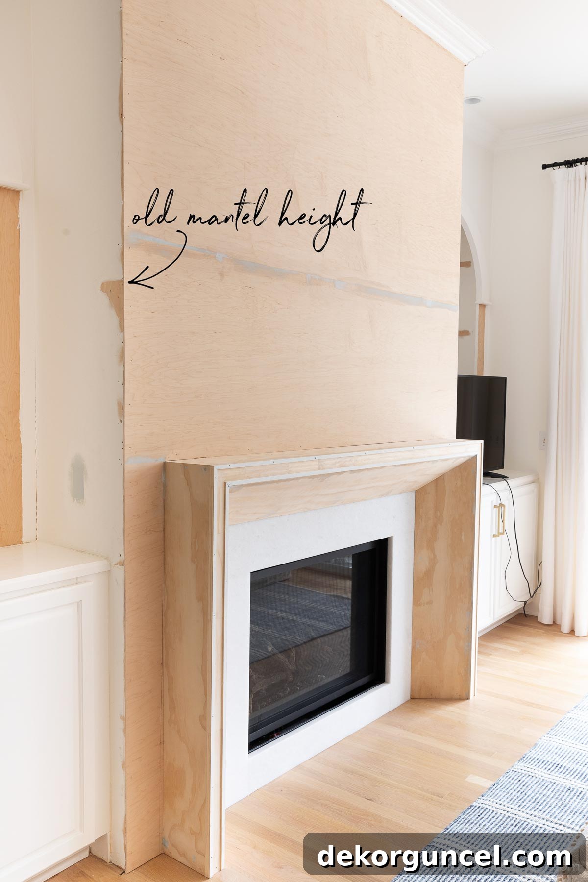 Fireplace TV Mounting Your Guide to Success 3 New fireplace mantel that's over 20