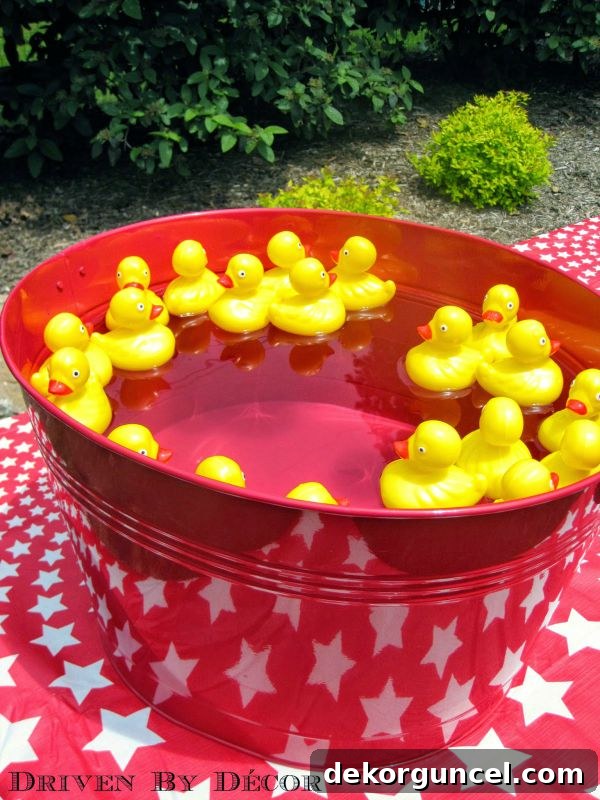Carnival circus games - Duck pond matching game
