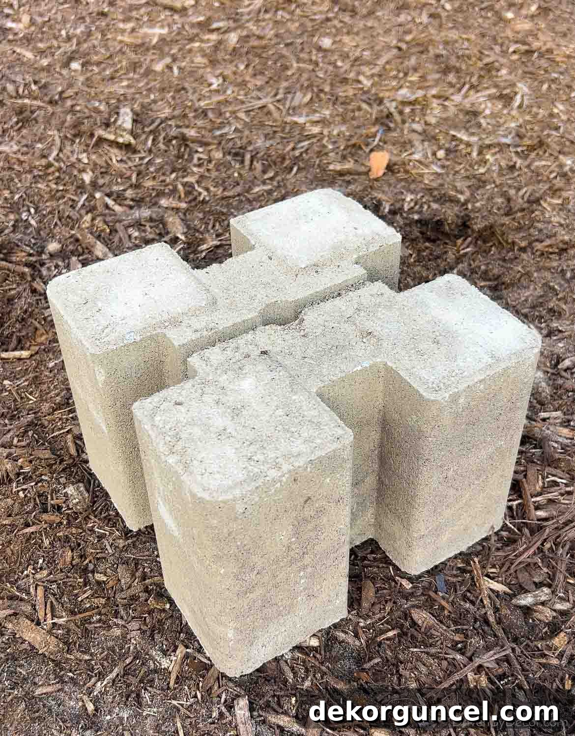 6 Budget-Friendly Raised Garden Bed Ideas 3 Corner block used for DIY raised garden bed foundation, showcasing its open channel