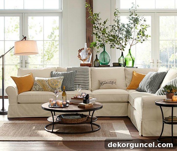 Console table height guidelines for placement behind a sofa.