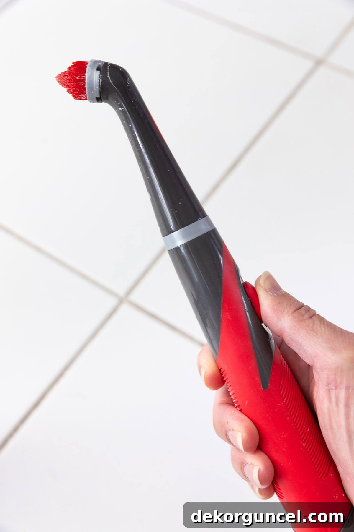 The grout cleaning spin brush that makes cleaning grout a breeze!