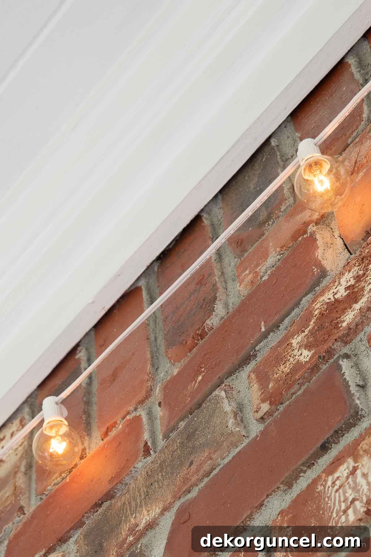 Effortless String Light Decor for Your Covered Patio 6 String lights with a warm glow