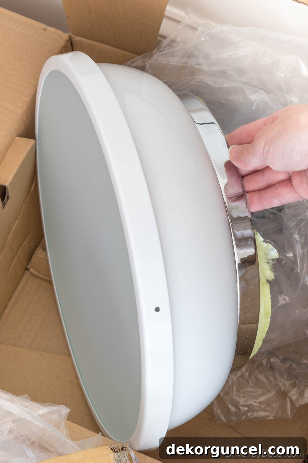 Elevate Your Home Style Top Wallpaper Bathroom Tips and 15 Way Day Essentials 32 Flush mount white ceiling light