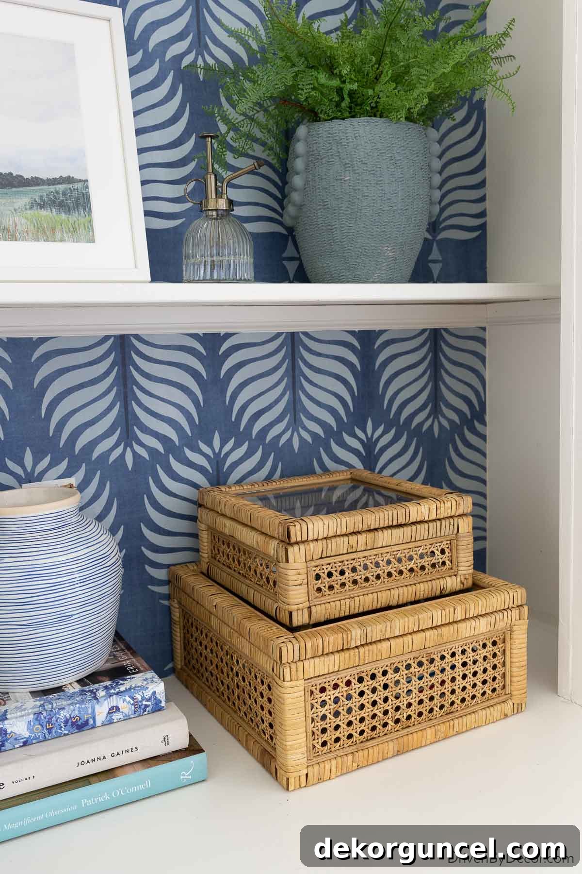 Elevate Your Bedside Style 6 Love these decorative rattan boxes for stylish storage