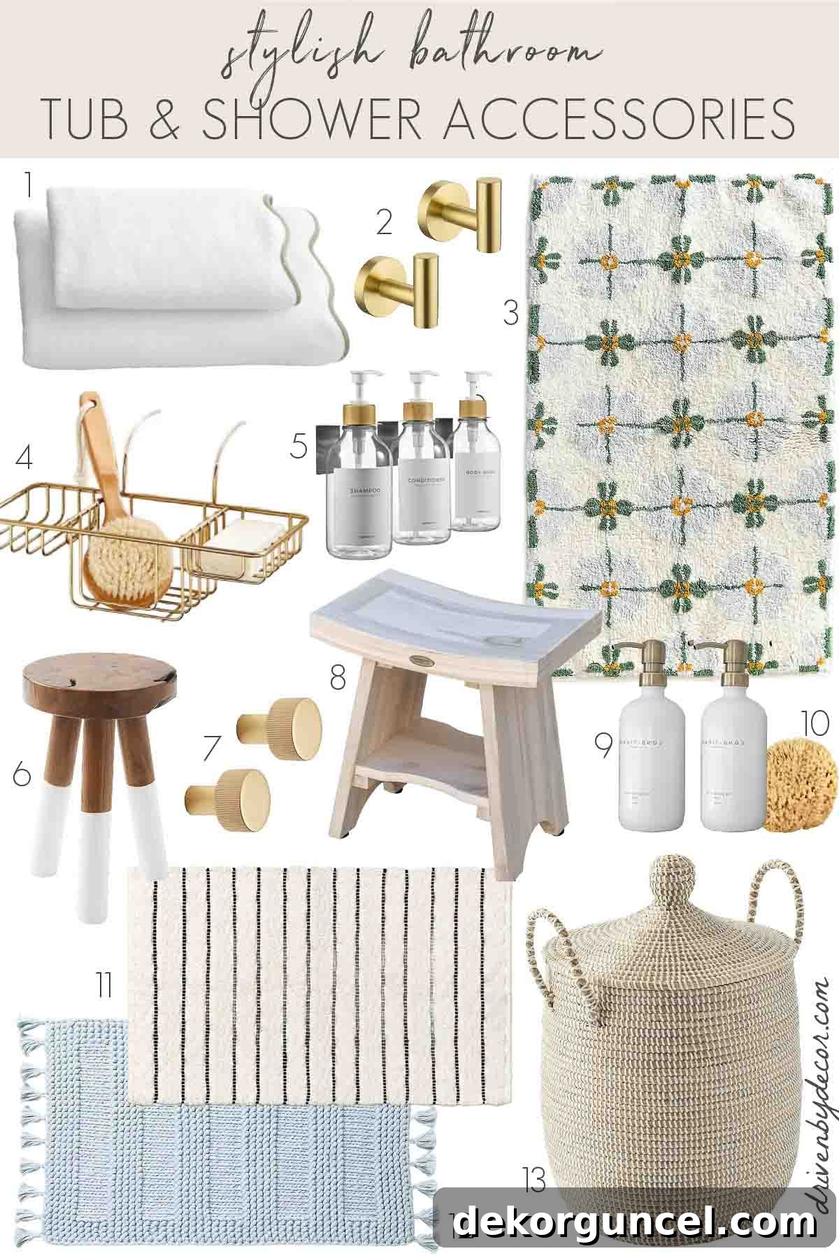 15 Budget-Friendly Bathroom Remodel Ideas 30 Stylish bathroom decor pieces for your shower and bathtub