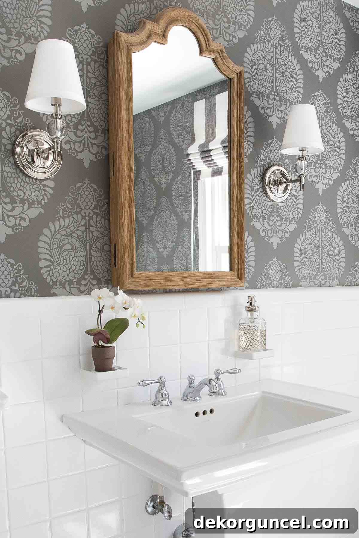15 Budget-Friendly Bathroom Remodel Ideas 32 Integrated tile toothbrush and cup holders in a budget bathroom remodel