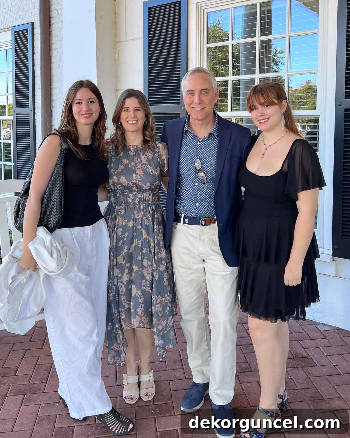 Kitchen Remodel Ideas and Products 23 Family photo capturing a joyful moment with the author, husband Jeff, and daughter