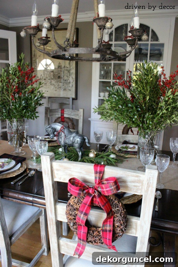 Create Aromatic Star Anise Wreaths 6 Dining room centerpieces of greenery mixed with berry branches