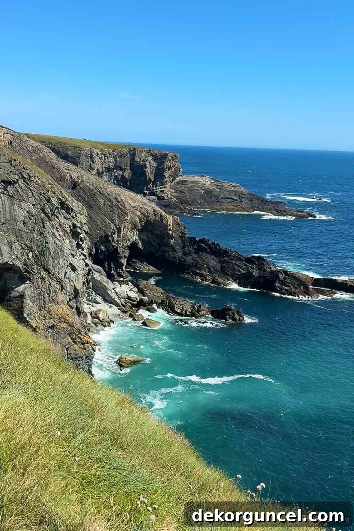 Views on walk from Mizen Head footbridge
