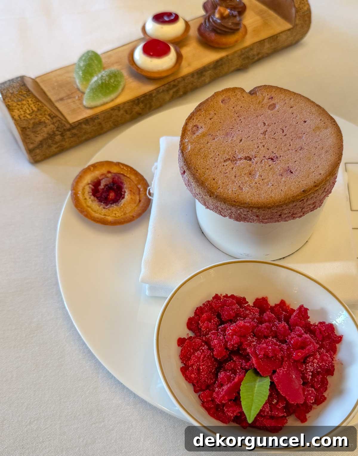 Dessert at Ashford Castle