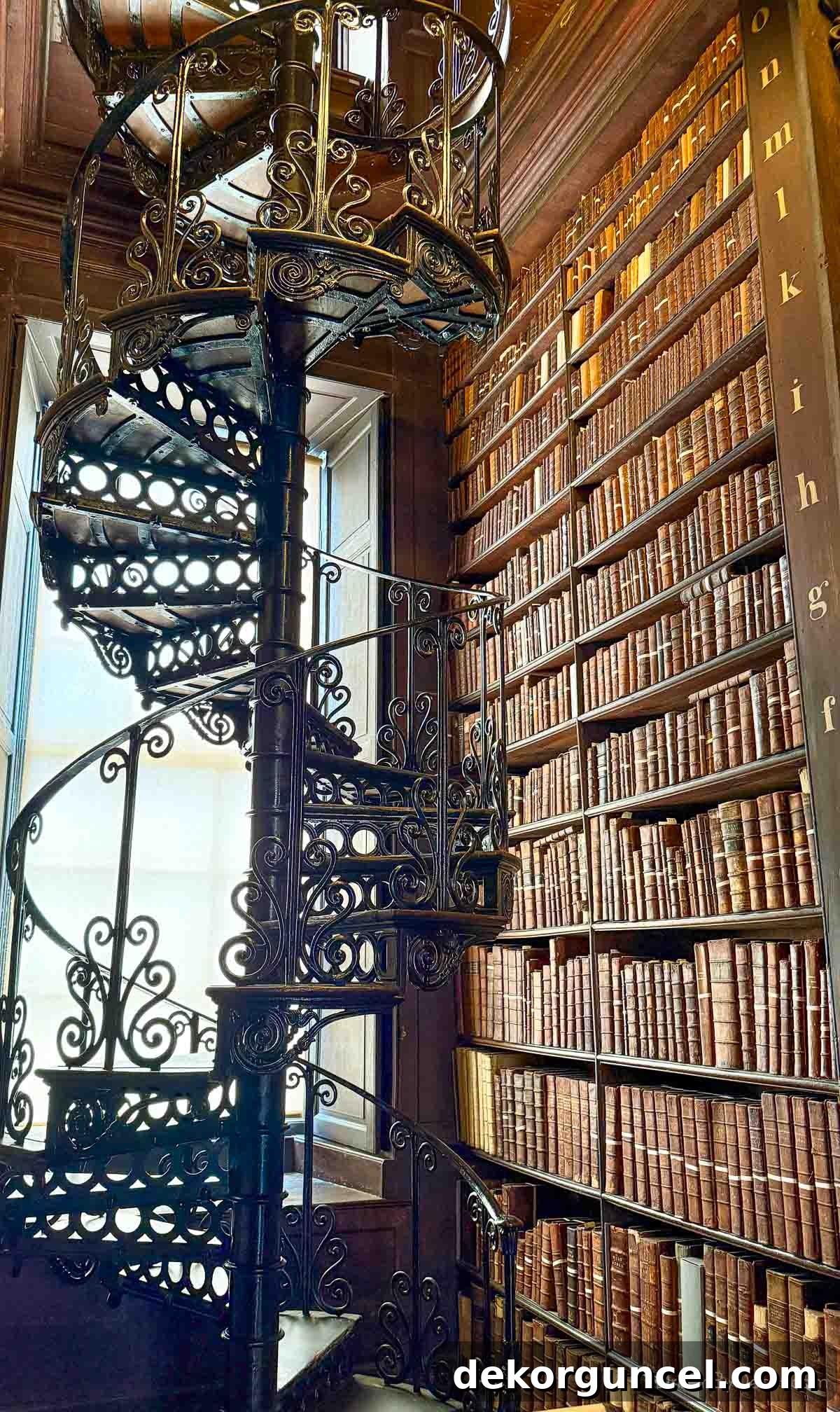 Books in Trinity College library