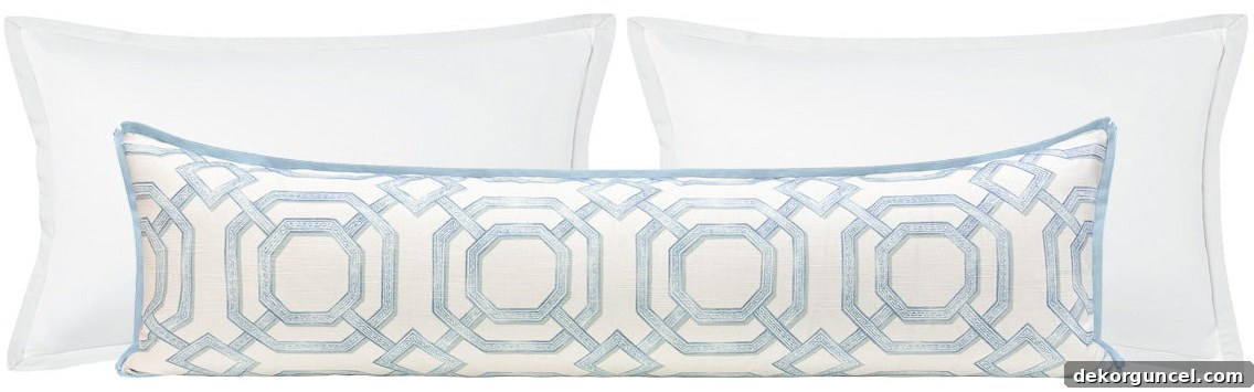 Long lumbar pillow