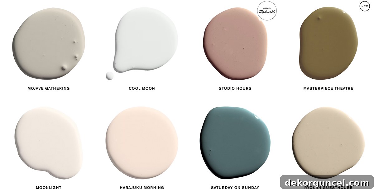 Gorgeous paint colors from Backdrop