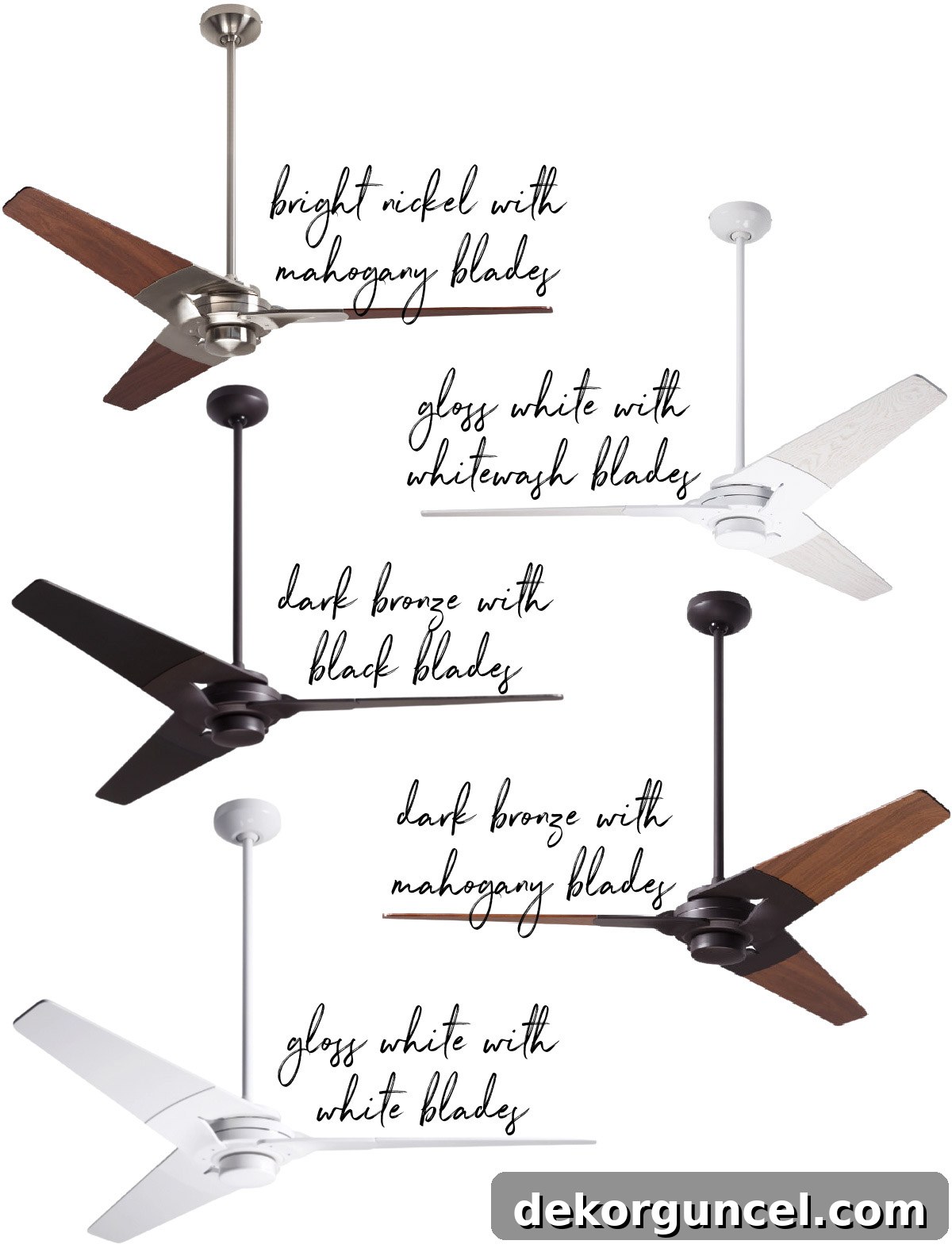 Gorgeous Torsion bedroom ceiling fan - versatile for industrial, mid-century modern, or other designs
