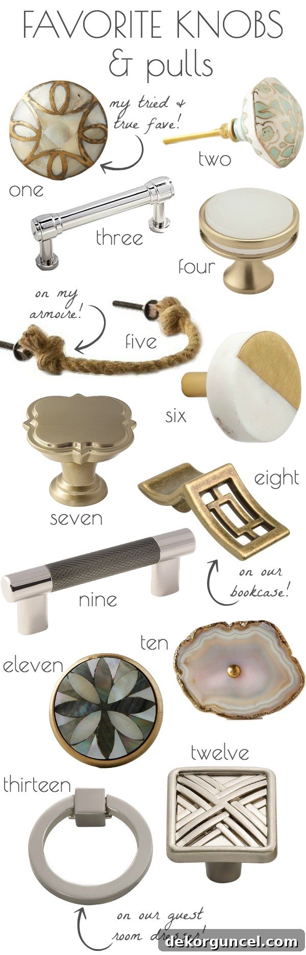 A stunning collection of kitchen and bathroom cabinet knobs and pulls that add elegance to any space.