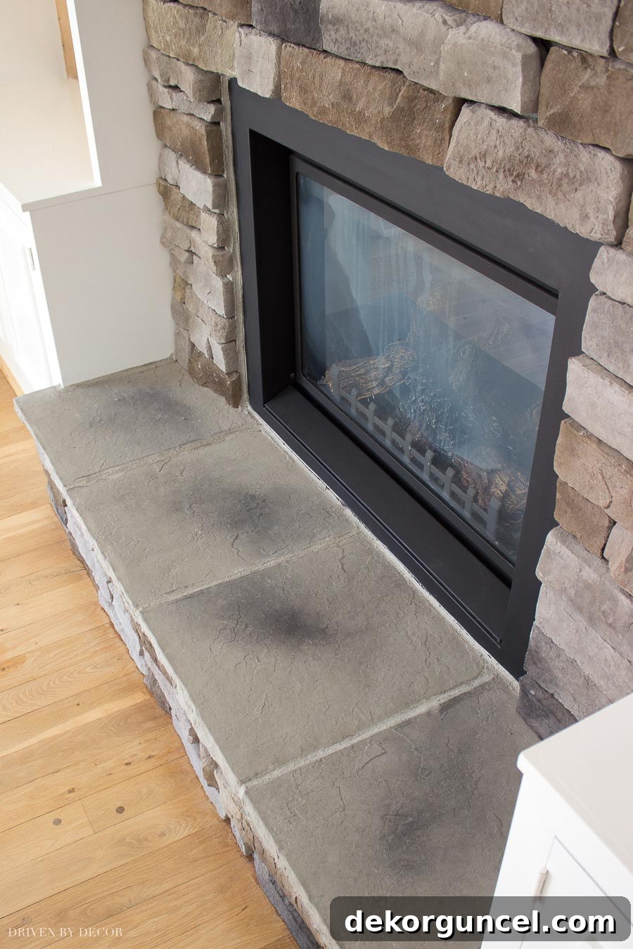 Stone Fireplace Designs Youll Love 11 Love these hearthstones! The perfect complement to the stacked stone fireplace!