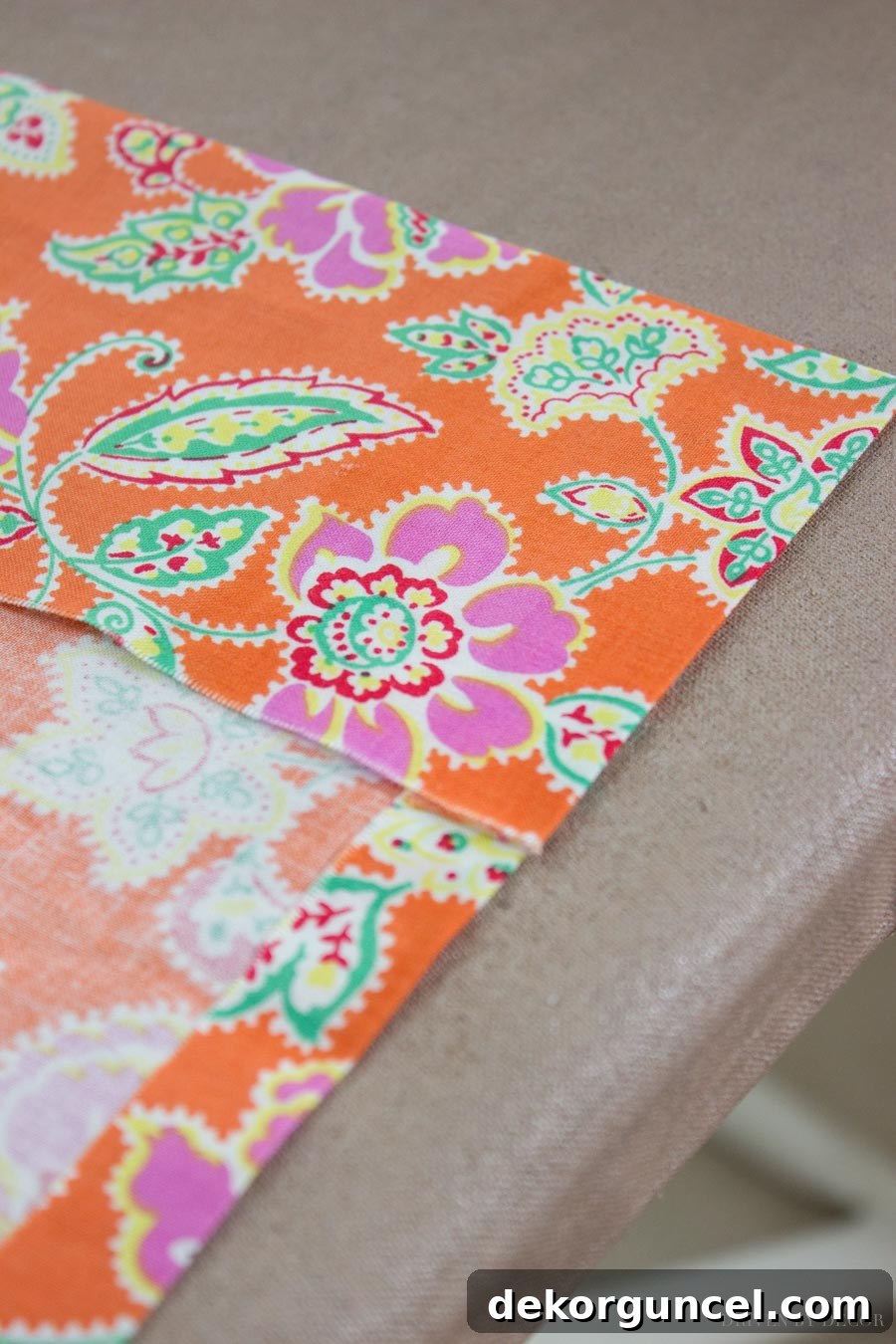 No-Sew Fabric Book Covers 9 Completed fabric book cover ends, neatly folded and securely bonded with Stitch Witchery for durable pockets.