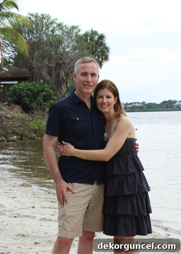 A lovely photo of Kris and her husband, showcasing their enduring love and partnership after many years together. They are smiling warmly, reflecting their shared journey and happiness.